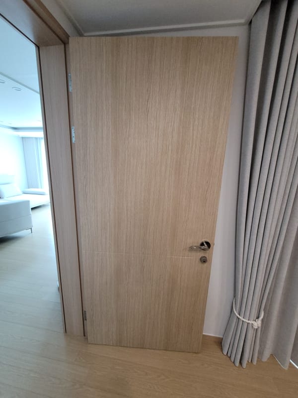 경기도 오산 문짝수리(나무문,ABS도어) 시공 후