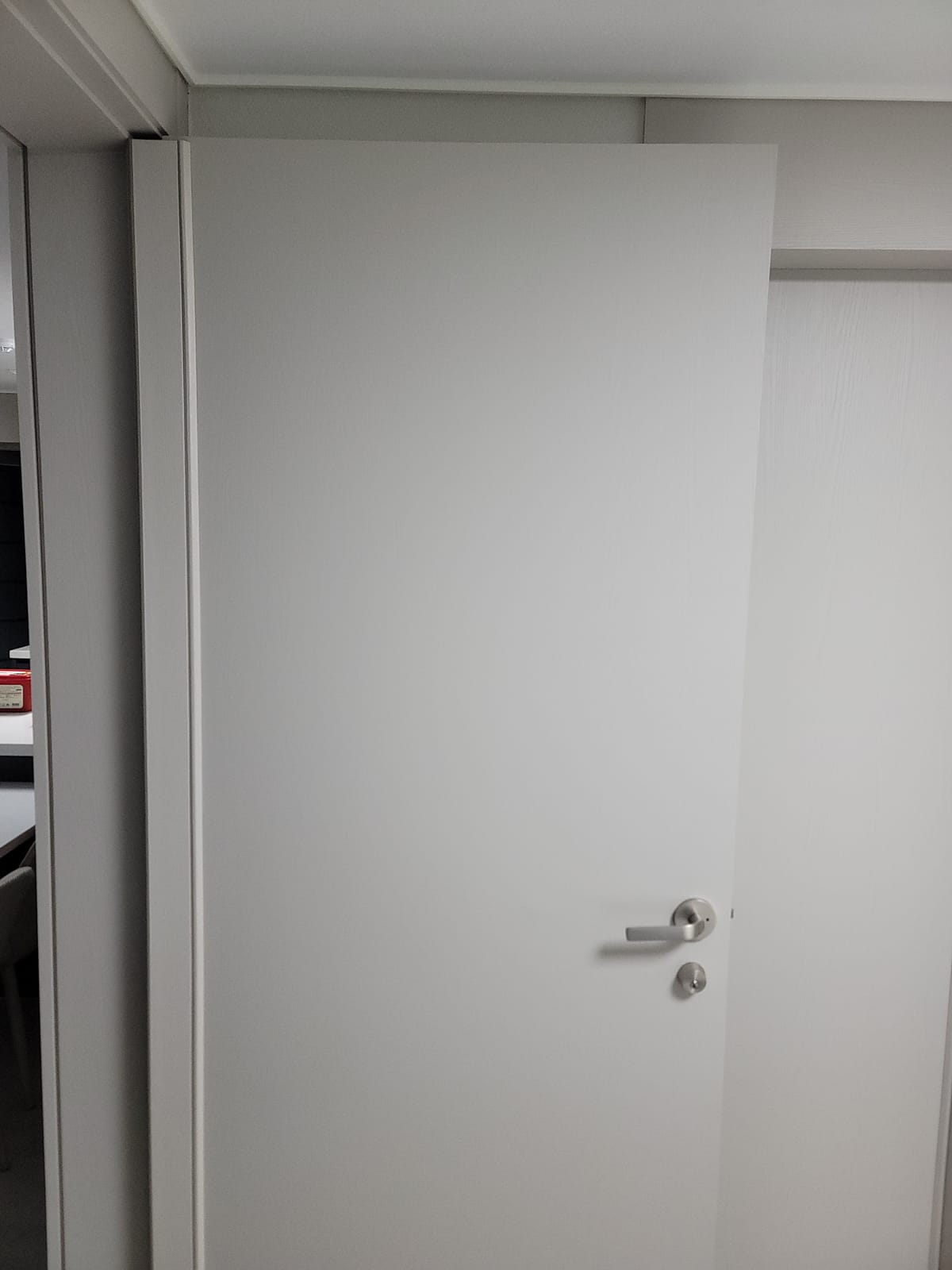 충남 아산 문짝수리(나무문,ABS도어) 시공 후 2